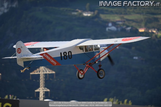 2017-09-16 Base Aerienne Sion 0064 Comte AC-4 Gentleman